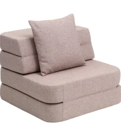by KlipKlap Sofaer>Foldesofa - 3 Fold Single - 70 cm - Soft Rose/Rose