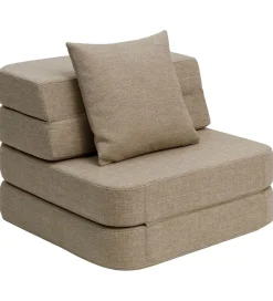 by KlipKlap Sofaer>Foldesofa - 3 Fold Single - 70 cm - Sand/Sand