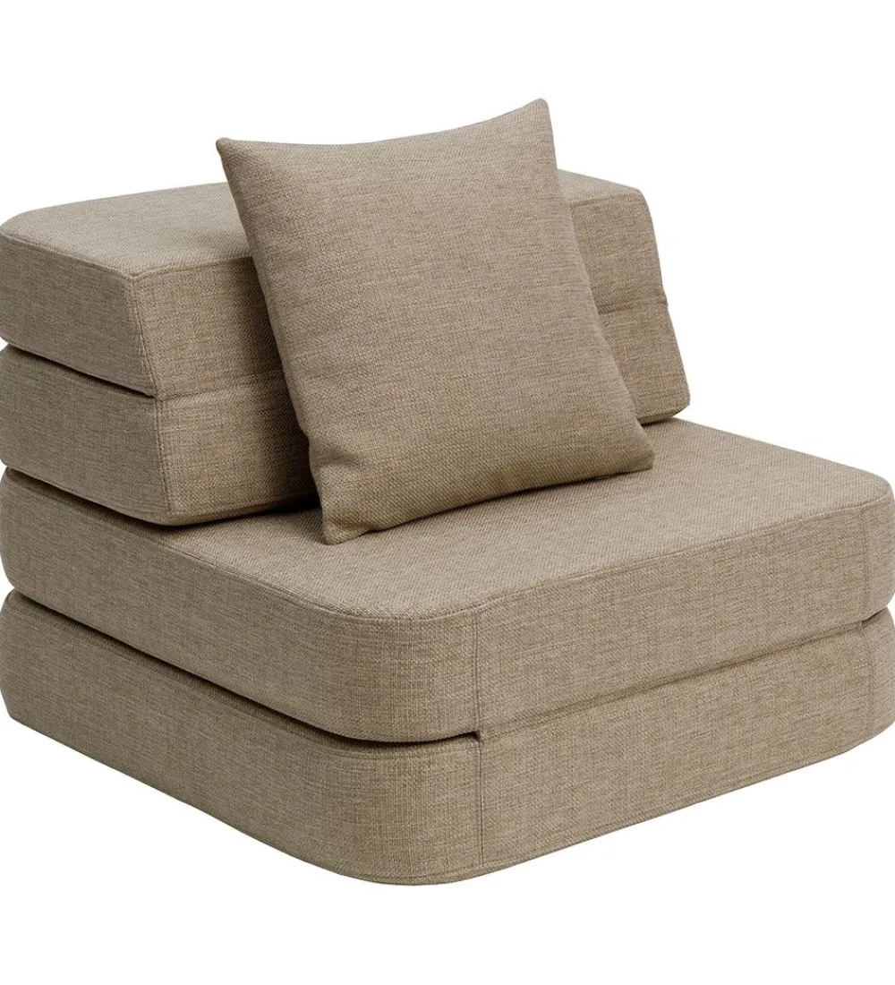 by KlipKlap Sofaer>Foldesofa - 3 Fold Single - 70 cm - Sand/Sand