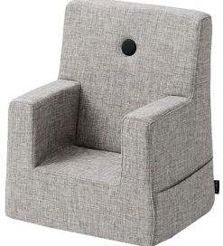 by KlipKlap Stole>Lænestol - Kids Chair - 43x43x50 cm - Multi Grey/Gre