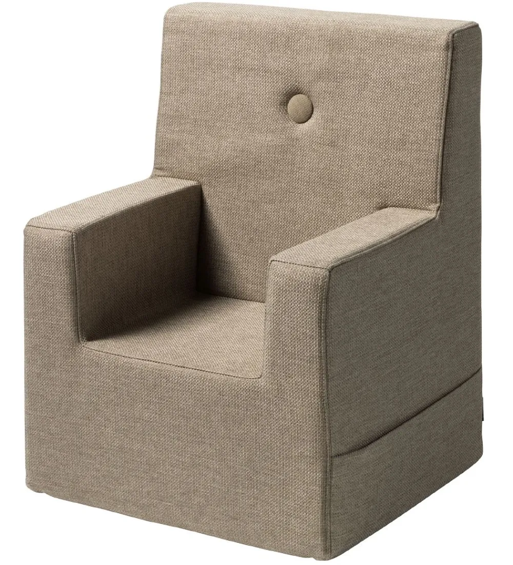 by KlipKlap Stole>Lænestol - Kids Chair XL - 49x42x63 cm - Sand/Sand