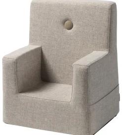 by KlipKlap Stole>Lænestol - Kids Chair - 43x43x50 cm - Beige m. Sand