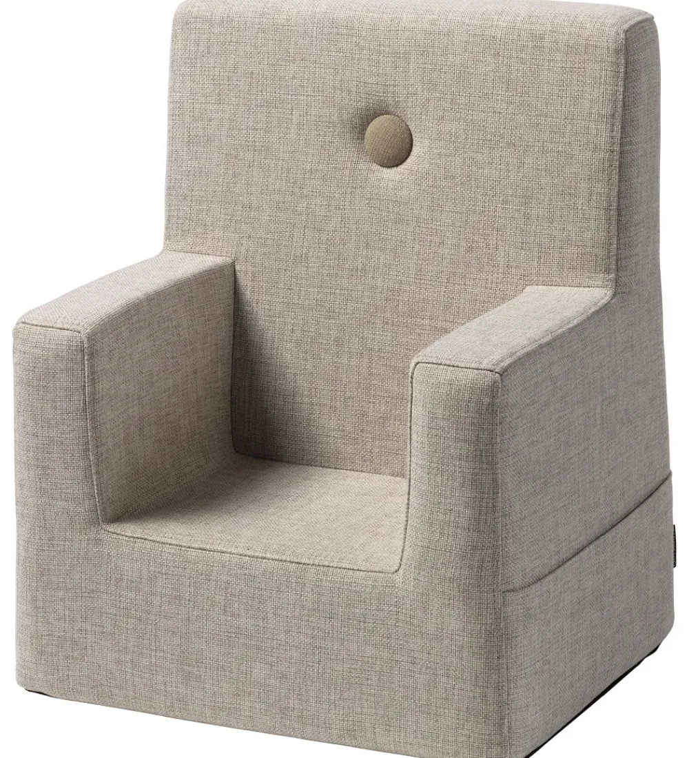 by KlipKlap Stole>Lænestol - Kids Chair - 43x43x50 cm - Beige m. Sand