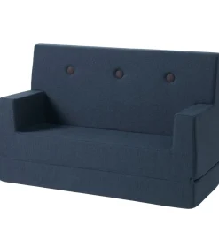 by KlipKlap Sofaer>Sofa - Kids Sofa - 100 cm - Dark Blue/Black