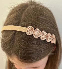 By Stær Hårpynt|Hårbøjler>Hårbøjle - Hjerte - Beige