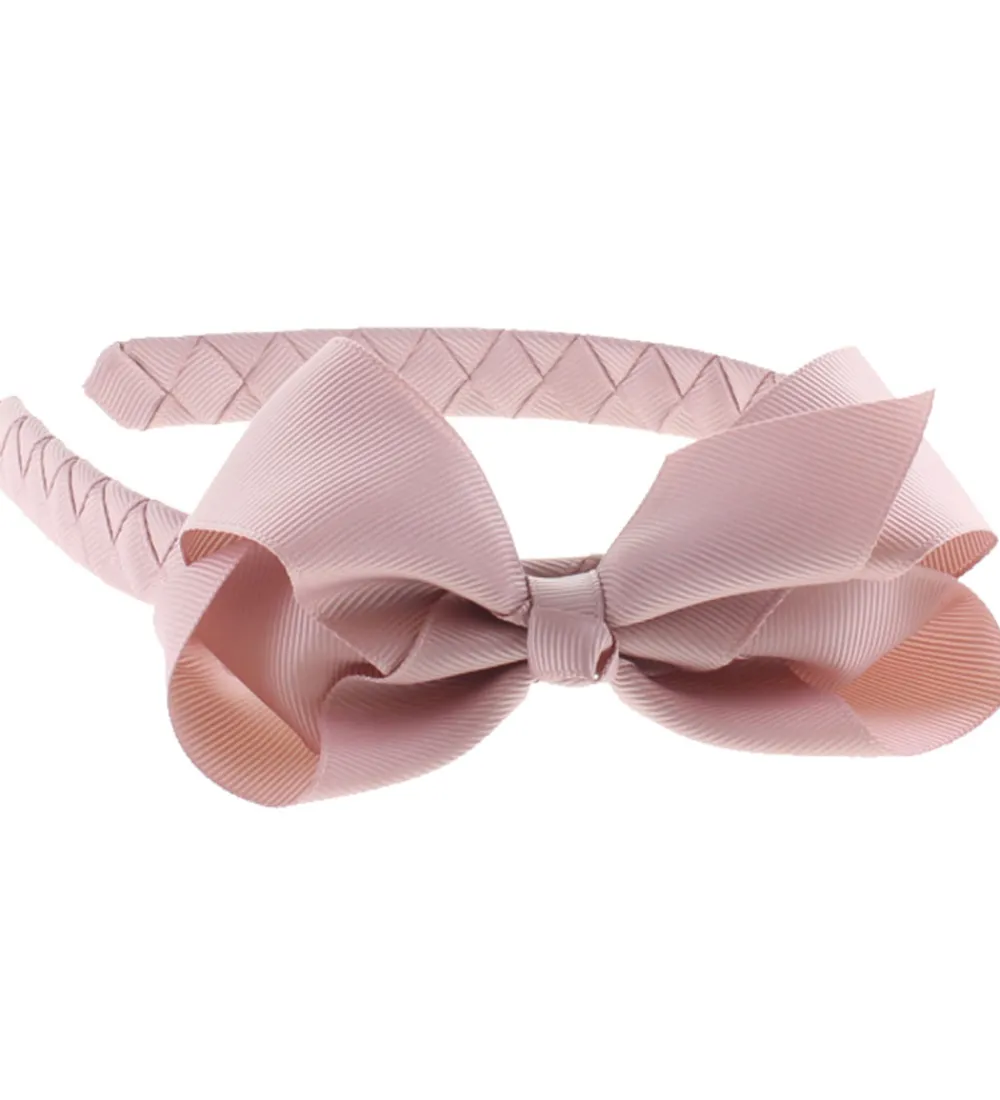 By Stær Hårbøjler|Hårbøjle - Klassisk Stor Sløjfe - Antique Rose