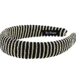 By Stær Hårbøjler|Hårbøjle - Melisse - Råhvid/Sort