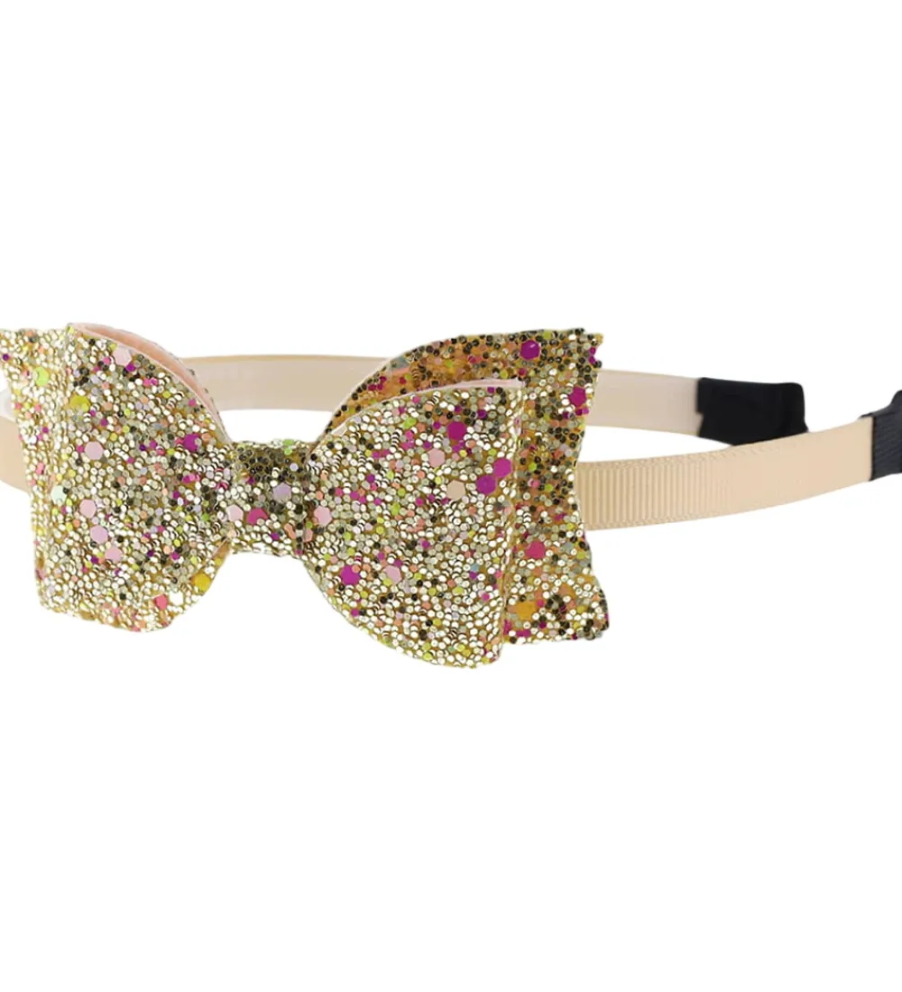 By Stær Hårspænder|Hårpynt|Hårbøjle - Sløjfe - Guldfarvet