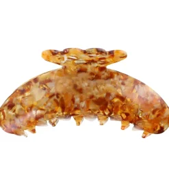 By Stær Hårspænder|Hårpynt>Hårklemme - Agnes - 11x5 cm - Brun Meleret