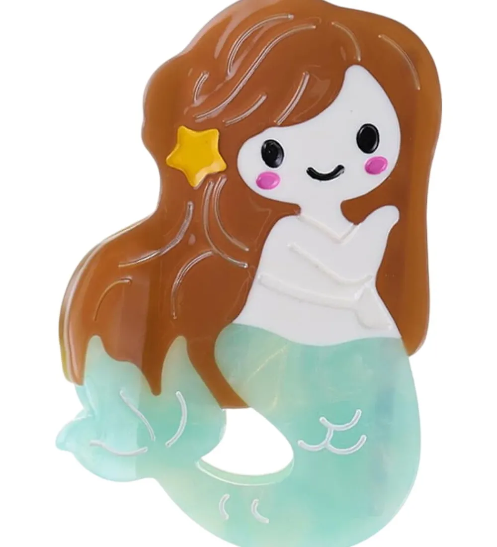 By Stær Hårspænder|Hårklemme - Havfrue - Grøn