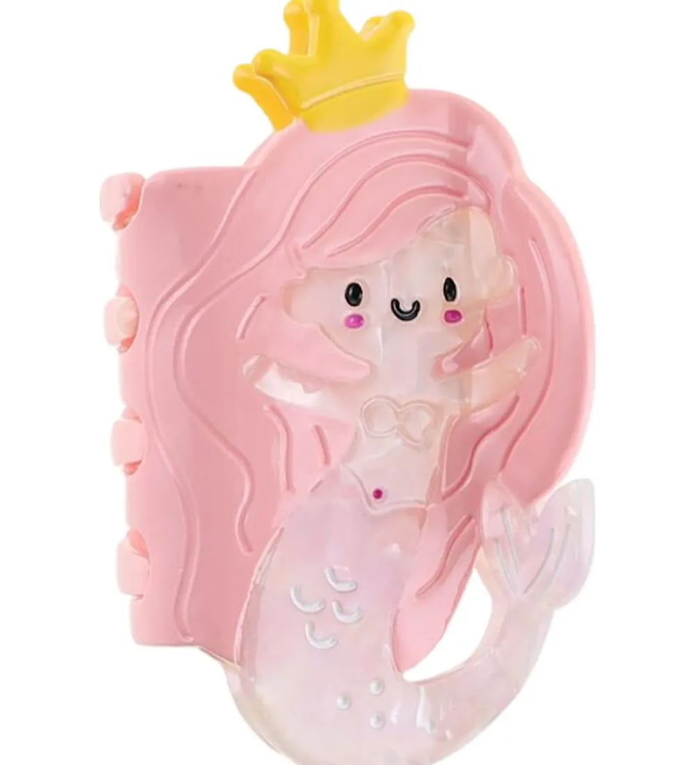 By Stær Hårspænder>Hårklemme - Havfrue - Lyserød