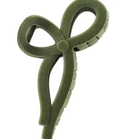 By Stær Hårspænder|Hårklemme - Merina Velour - 13 cm - Stor - Støvet Grøn