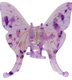 By Stær Hårspænder>Hårklemme - Sommerfugl - Lilla