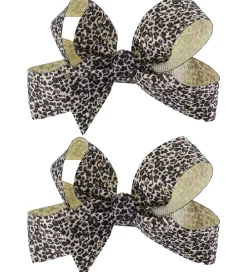 By Stær Hårspænder>Hårspænde m. Sløjfe - 2-pak - 10 cm - Leo