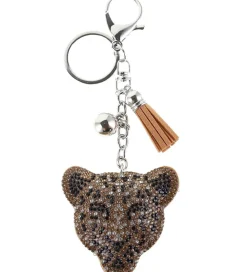 By Stær Nøgleringe|Nøglering - Leopard - Brun