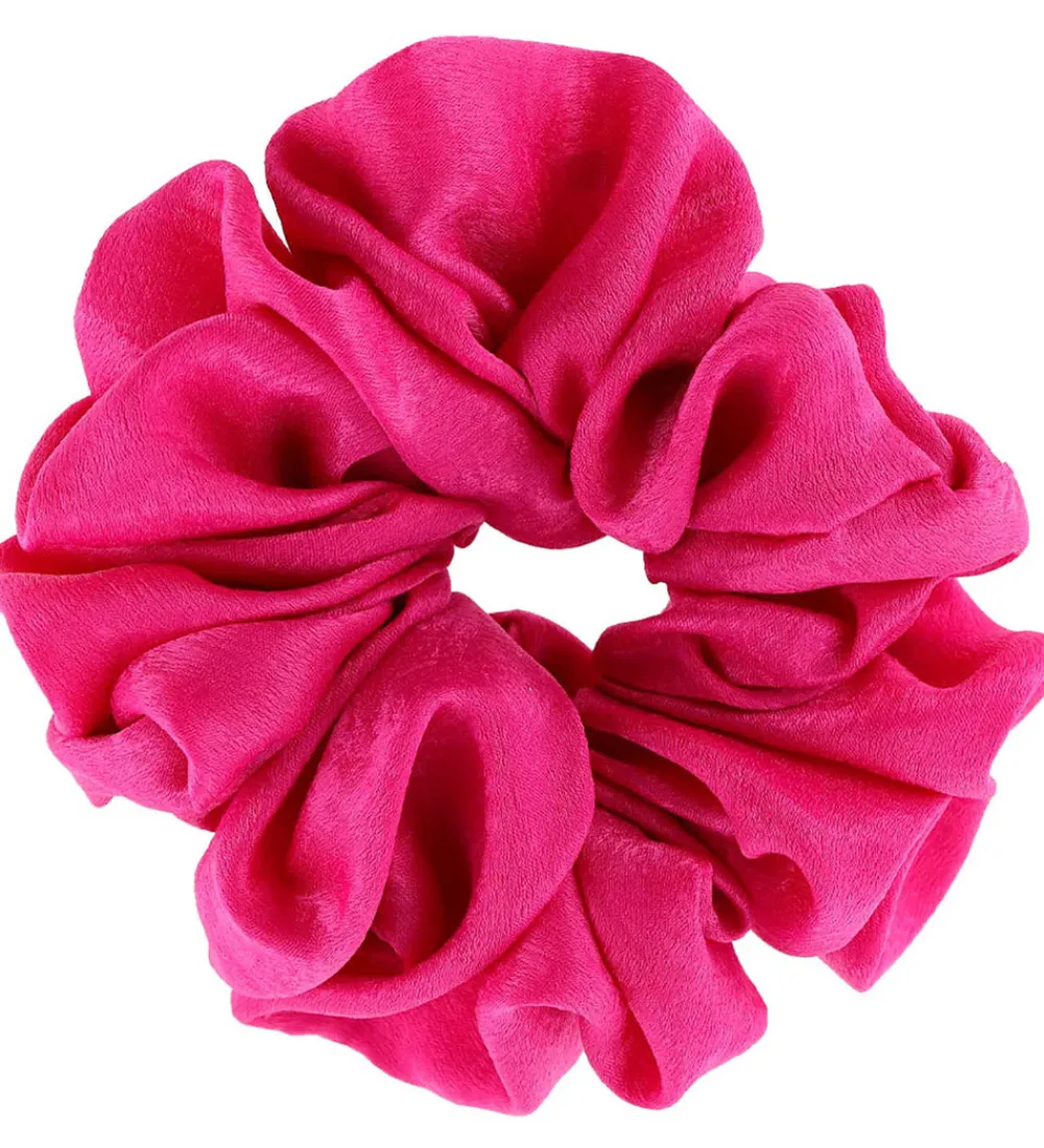 By Stær Scrunchies>Scrunchie - Isabella - 18 cm - Mørk Pink