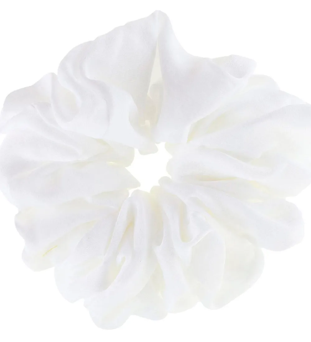 By Stær Scrunchies|Scrunchie - Isabella - 18 cm - Hvid