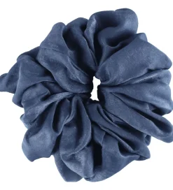 By Stær Scrunchies|Hårelastikker>Scrunchie - Isabella - Mørkeblå