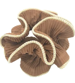 By Stær Scrunchies>Scrunchie - Lilje - Gyldenbrun