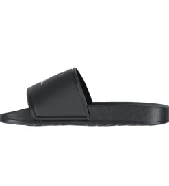 Calvin Klein Klipklappere>Badesandaler - Logo Print Pool Slide - Sort