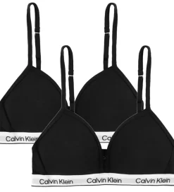 Børn Calvin Klein Undertøj|BH u. Bøjle - Triangle - 2-pak - Sort
