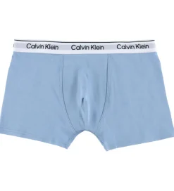 Børn Calvin Klein Undertøj|Boxershorts - 2-pak - Faded Denim/Bold Blue