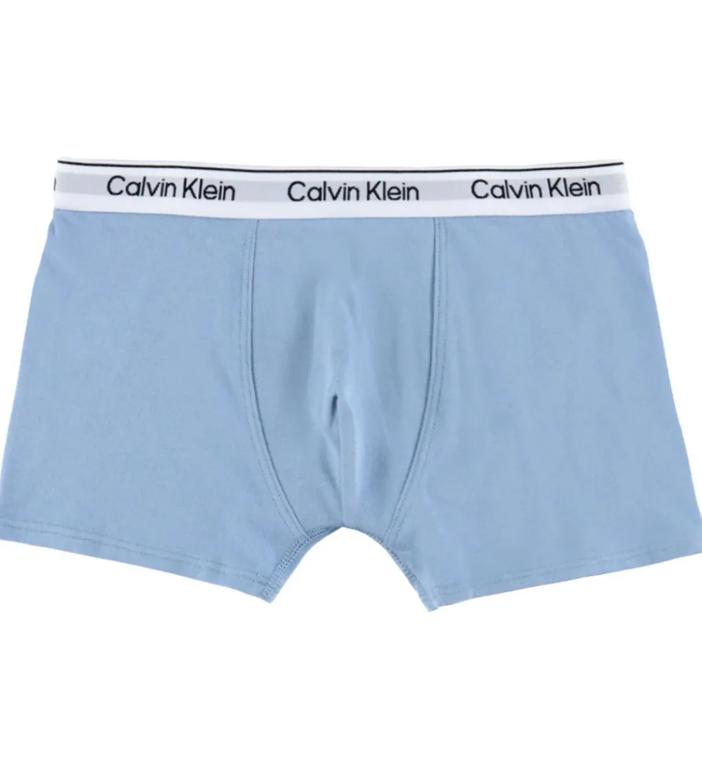Børn Calvin Klein Undertøj|Boxershorts - 2-pak - Faded Denim/Bold Blue