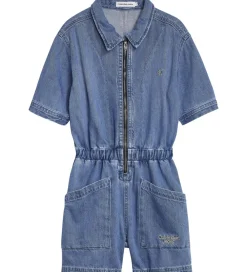 Børn Calvin Klein Buksedragter|Buksedragt - Soft Denim - Light Denim