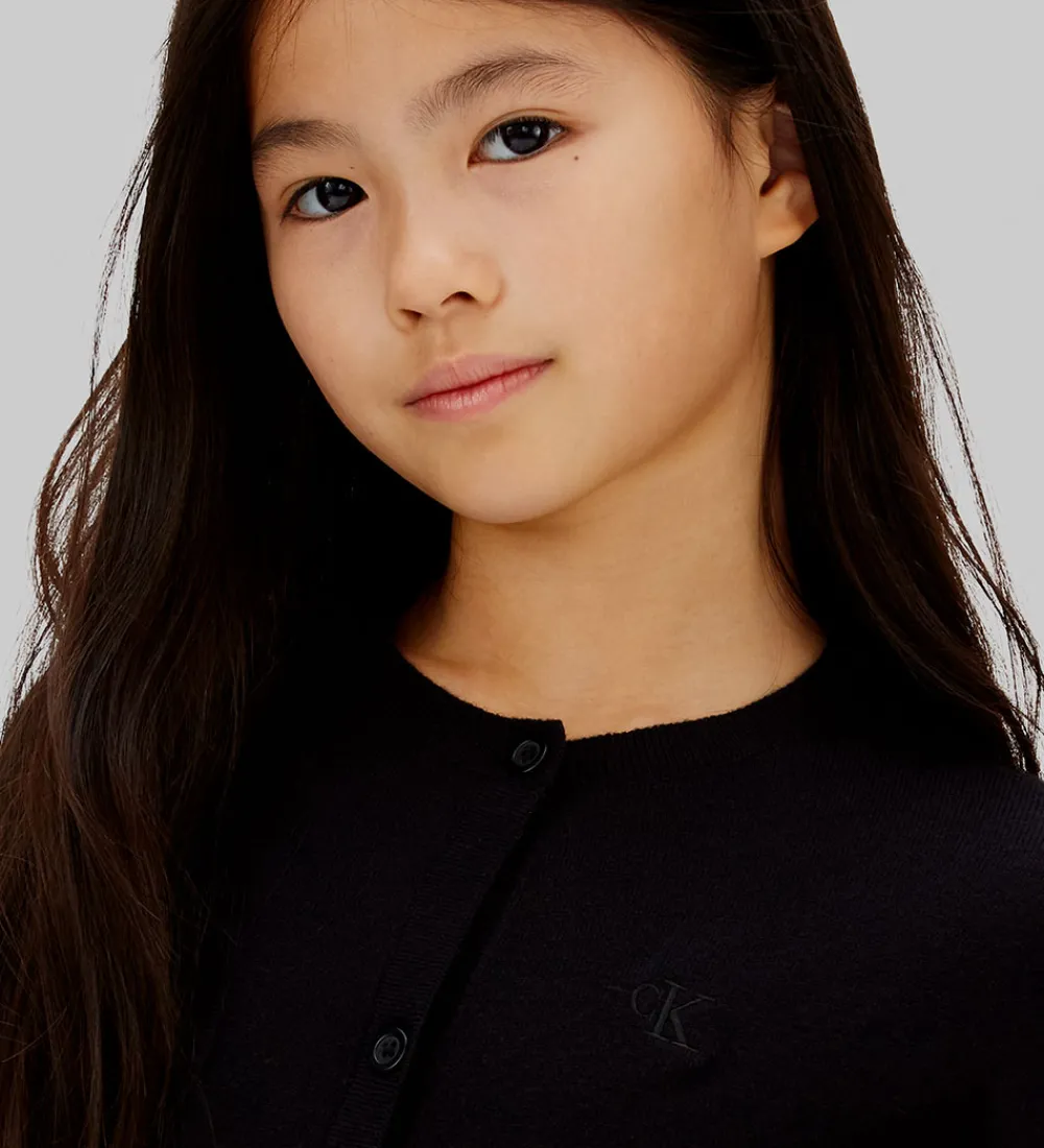 Børn Calvin Klein Cardigans|Cardigan - Strik - CK Black