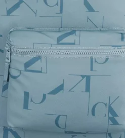 Calvin Klein Skoletasker>Skoletaske - City Grid - Faded Denim/Blå