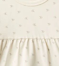 Børn Calvin Klein Kjoler|Sæt - Kjole/Bloomers - Monologo White