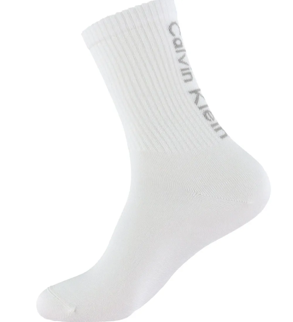 Børn Calvin Klein Strømper|Basis|Strømper - 2-pak - Hvid