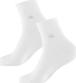 Børn Calvin Klein Strømper|Basis>Strømper - 2-pak - Hvid