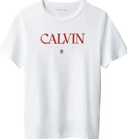 Børn Calvin Klein T-Shirts>T-shirt - Bright White