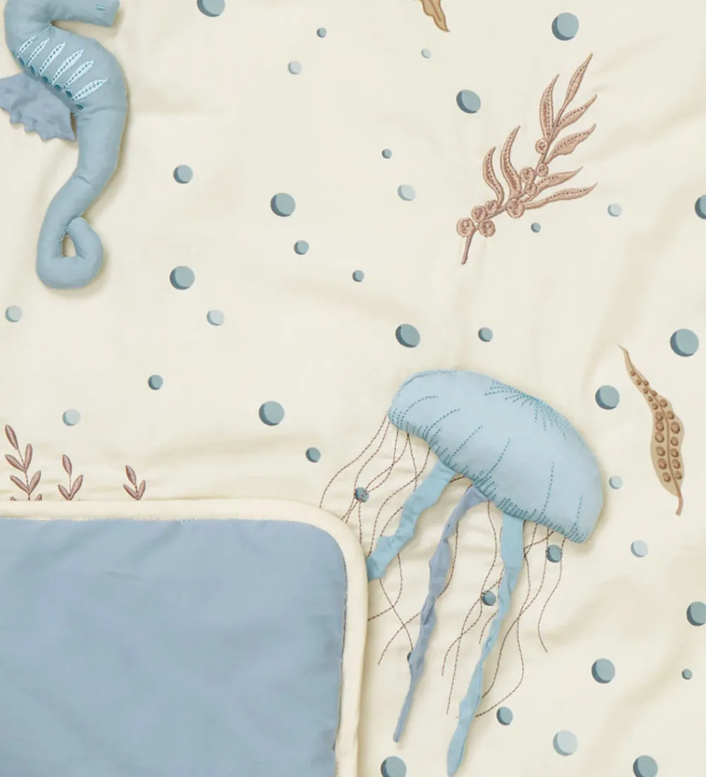 Cam Cam Legetæpper Og Legegulve|Aktivitetstæppe - 80x80 cm - Sea Garden