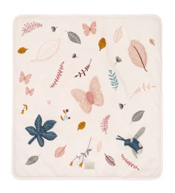 Cam Cam Legetæpper Og Legegulve|Aktivitetsstativer|Aktivitetstæppe - 80x80 cm - Pressed Leaves Rose