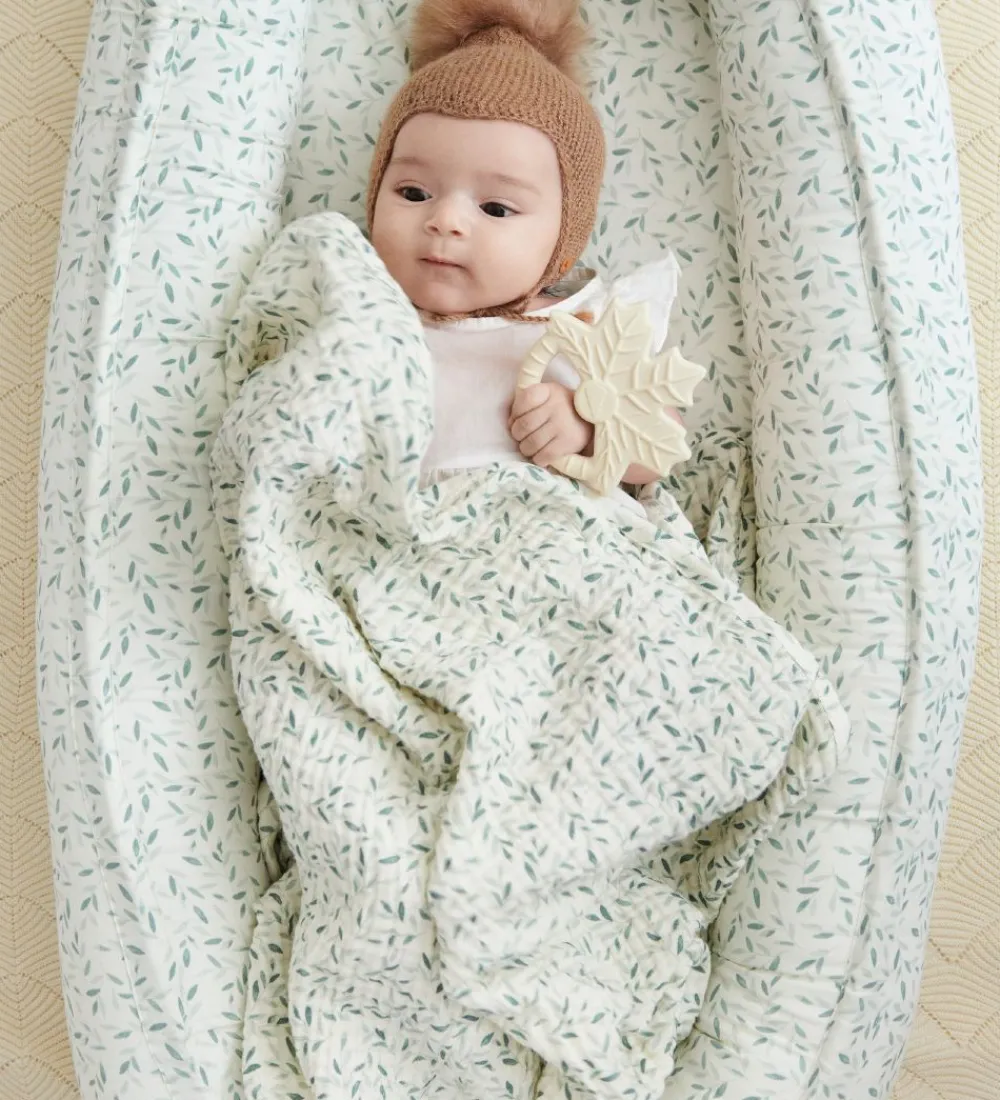 Cam Cam Babysvøb|Babysvøb - 120x120 - Green Leaves