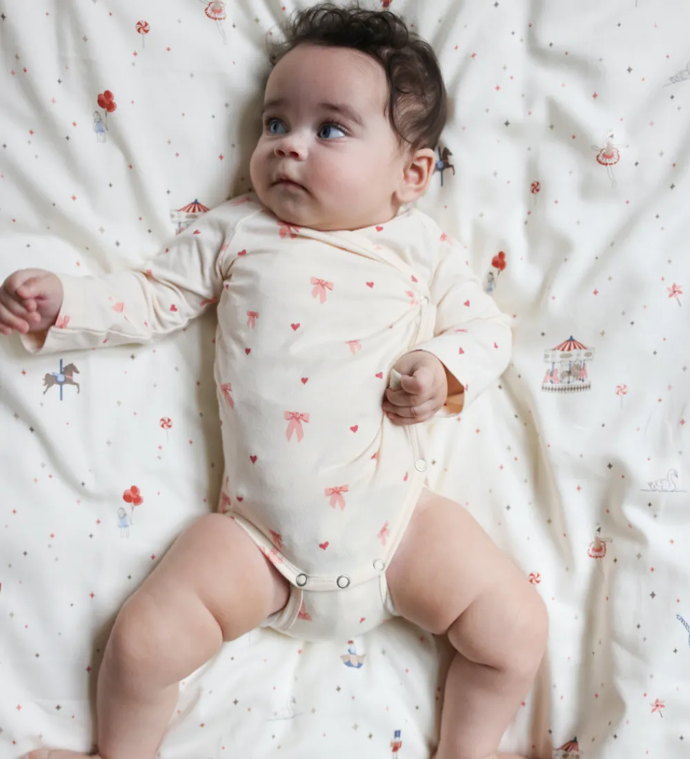 Børn Cam Cam Bodyer>Body l/æ - Slå-om - Milla - Bows