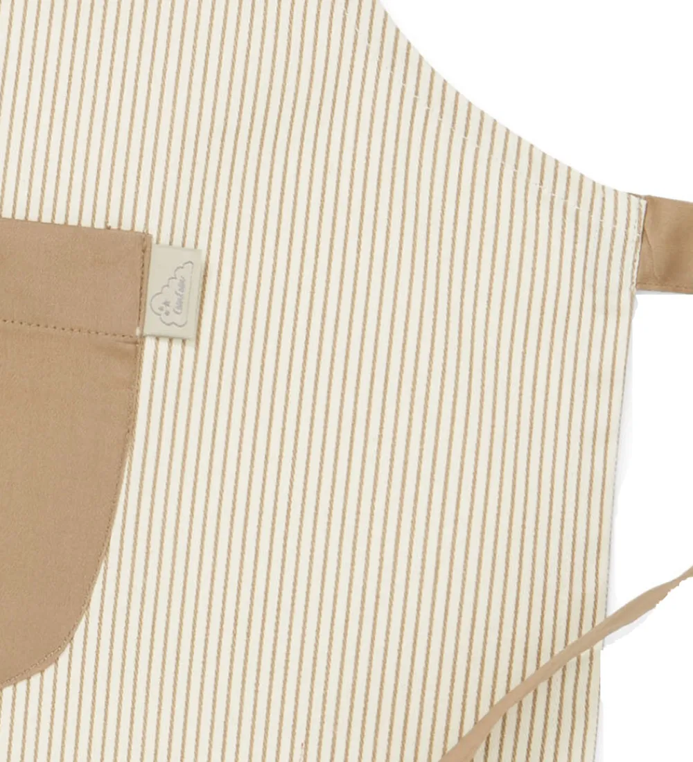 Cam Cam Forklæder>Forklæde - Classic Stripes Camel