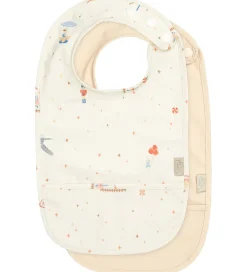 Cam Cam Spisetid|Hagesmække|Hagesmække m. Lomme - 2-pak - Carousel