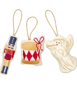 Cam Cam Julepynt>Julepynt-sæt - 3 stk. - Nøddeknækker