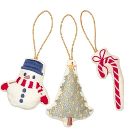 Cam Cam Julepynt|Julepynt-sæt - 3-pak - Snemand