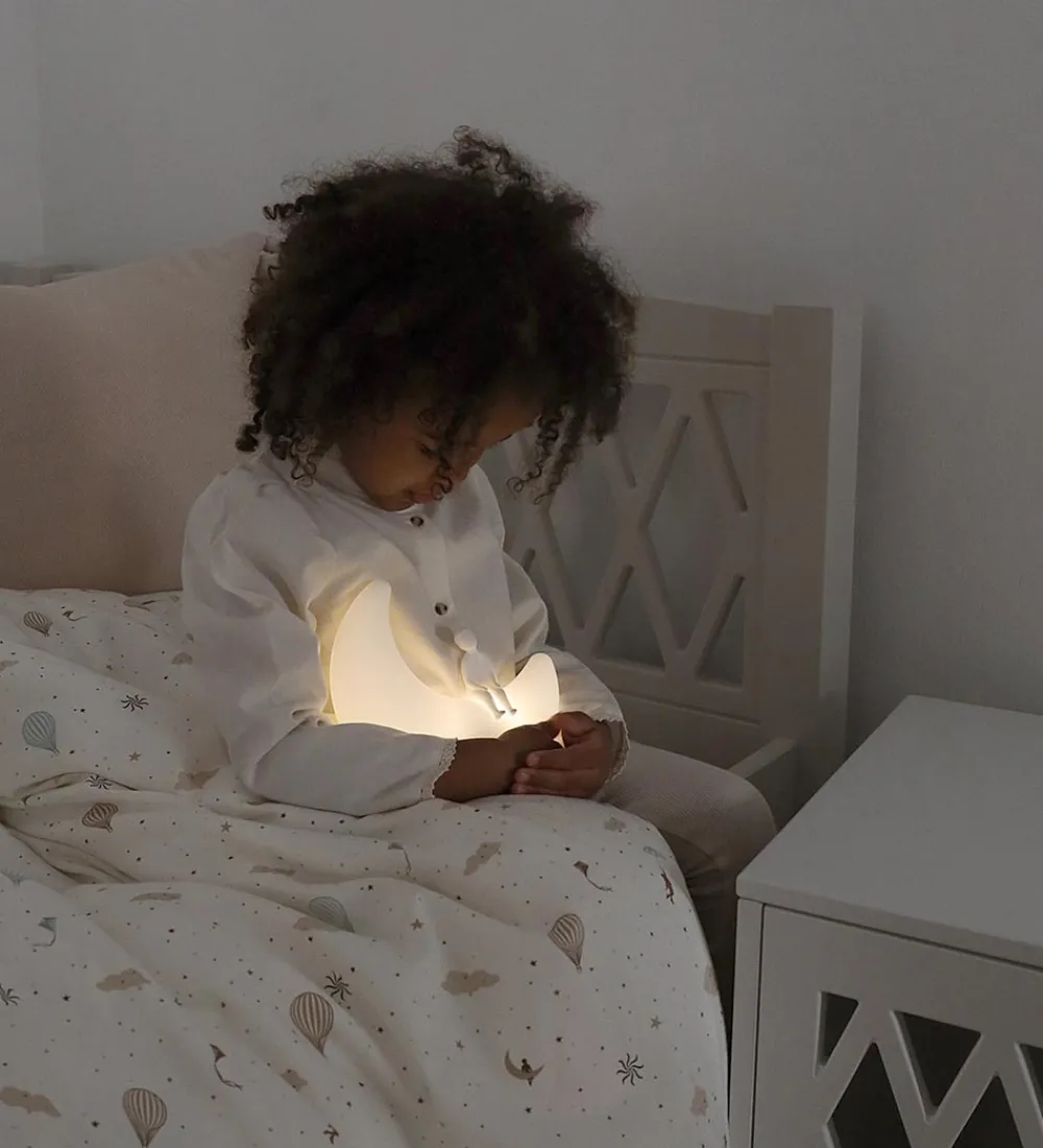 Cam Cam Natlamper|Lampe - Moon Night Light - Off White