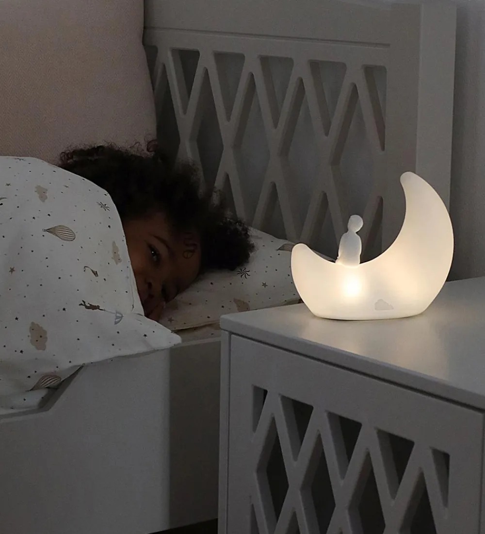 Cam Cam Natlamper|Lampe - Moon Night Light - Off White