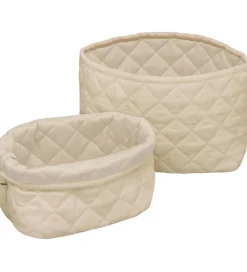 Cam Cam Kurve|Opbevaring>Opbevaringskurve - 2-pak - 22x15/24x17 cm - Praline