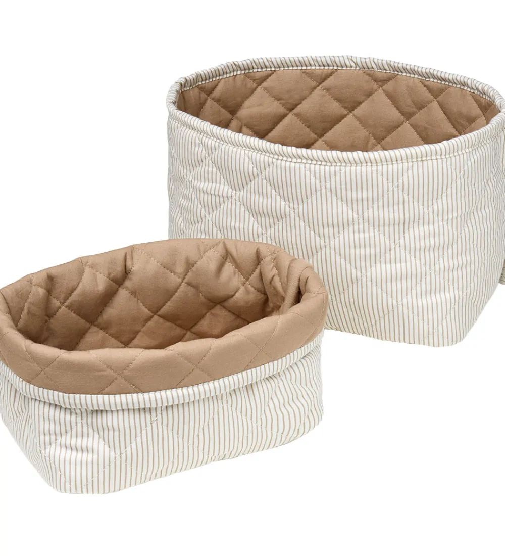 Cam Cam Kurve|Opbevaringskurve - 2-pak - 22x15/24x17 cm - Classic Stri