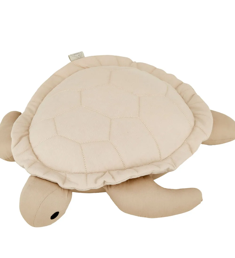 Cam Cam Pyntepuder>Pude - Havskildpadde - 44x33 cm Latte