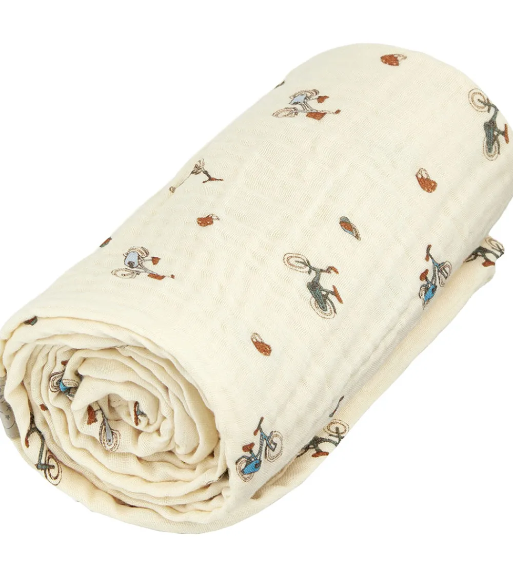 Cam Cam Tæpper>Tæppe - 100x100 cm - Bicycles