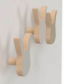 Cam Cam Knager>Træknager - 3-pak - 9,6x10x6,5 cm - Kanin