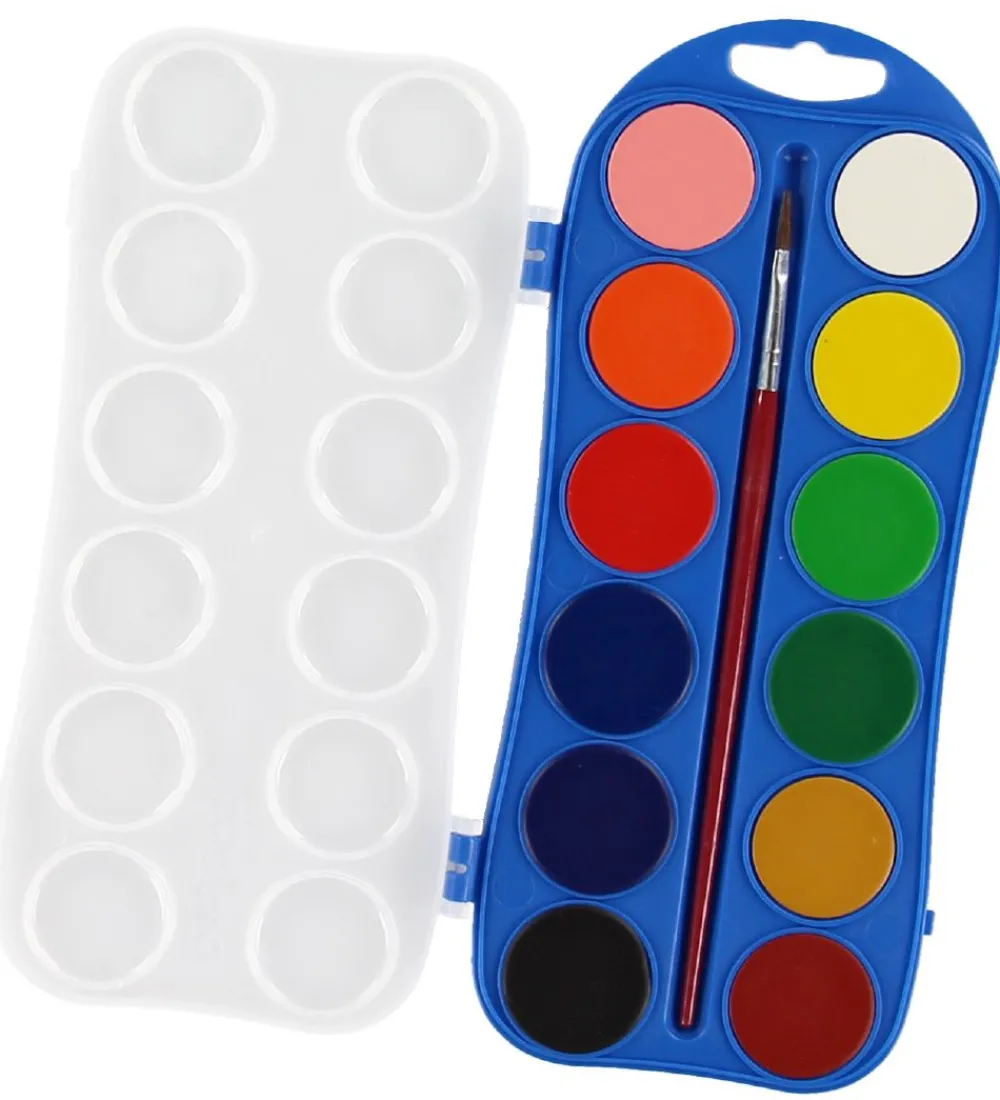 Carioca Maling>Akvarelmaling - 12 Farver